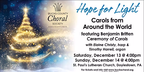 Hope for Light Christmas Concert: Carols from Around the World