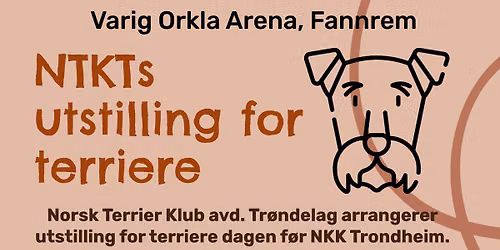 NTKTs TERRIERUTSTILLING p\u00e5 FANNREM fredag 3. juli 2026 kl. 16