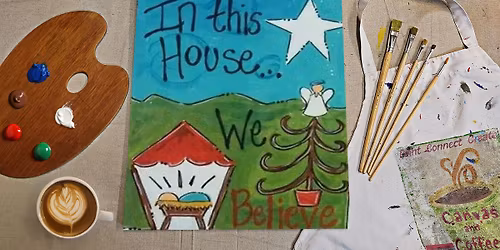 \ud83c\udfa8\u2615 PAINT & SIP NIGHT - "WE BELIEVE"
