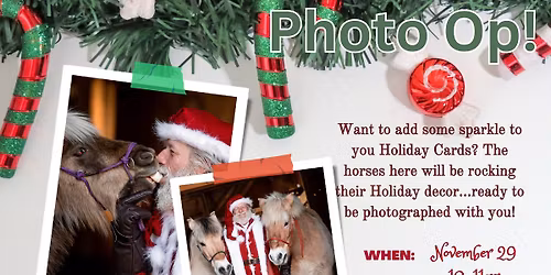 Holiday Horse Photo Op