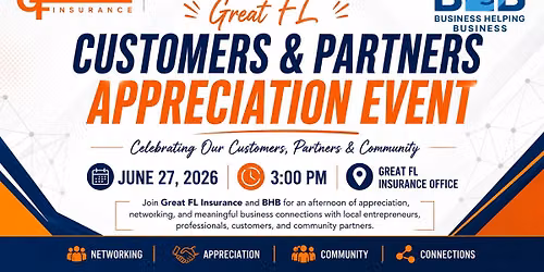 Great FL Customers & Partners Appreciation Event with BHB