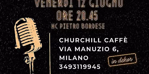 Open mic  comedy - Churchill Caff\u00e8