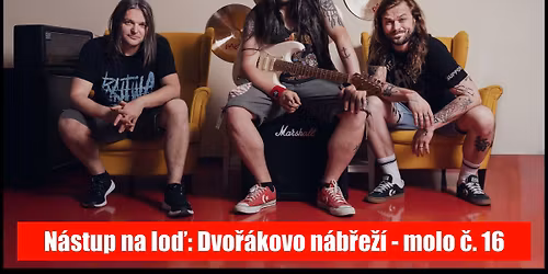 Plavba s koncertem Dead Daniels na lodi CzechBoat