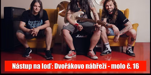 Plavba s koncertem Dead Daniels na lodi CzechBoat