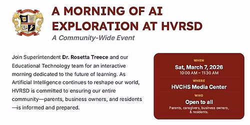 A Morning of AI Exploration at HVRSD