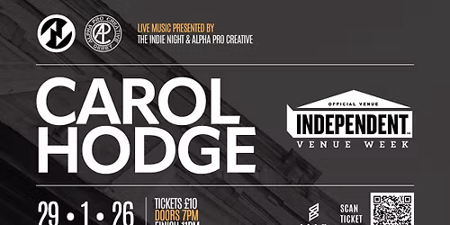 Carol Hodge live at Mr Shaws House for Independent Venue Week
