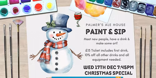 Paint & Sip - Christmas Special