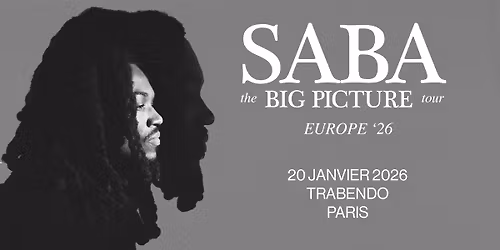 SABA | Trabendo, Paris - 20 janvier 2026