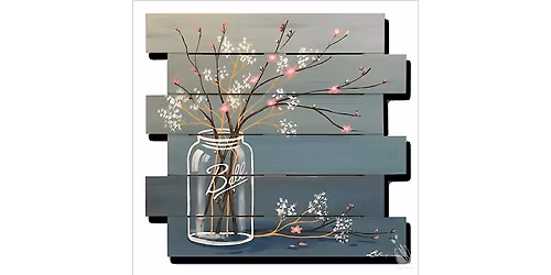 Cherry Blossoms in a Jar - Paint and Sip in Houston | Classpop!\u2122