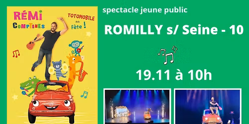 spectacle musical jeune public, avec R\u00e9mi - Totomobile en F\u00eate