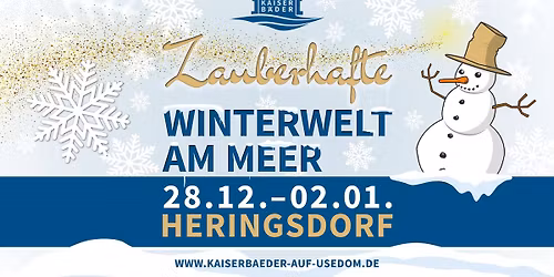 Zauberhafte Winterwelt am Meer