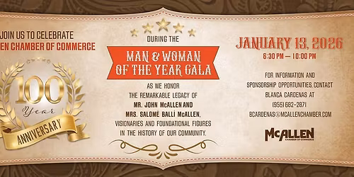 2026 Man & Woman of the Year Gala