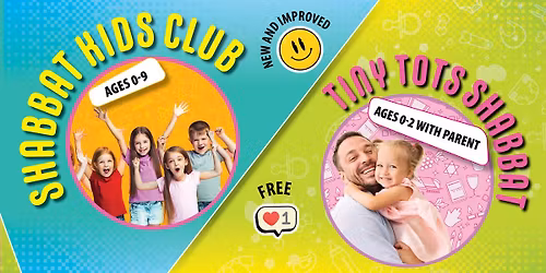 Shabbat Kids Club and Tiny Tots Shabbat at JFX