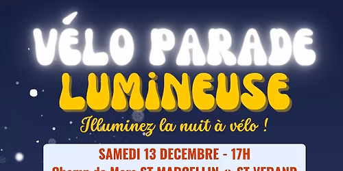 V\u00e9lo parade lumineuse