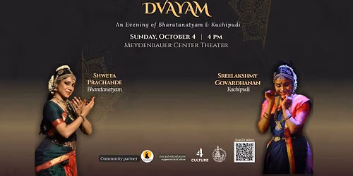 Dvayam: a double bill with Shweta Prachande & Sreelakshmy Govardhanan
