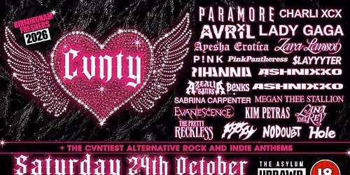 CVNTY \ud83d\udc85\ud83d\udc84 Girly Pop, Rock, Bimbocore and Hyper Pop Clubnight \ud83e\udd8b