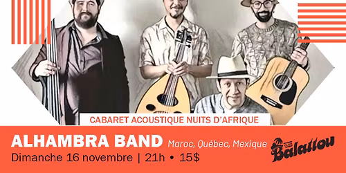 ALHAMBRA BAND | Cabaret Acoustique Nuits d'Afrique