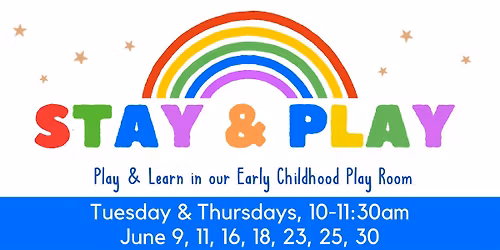 June Indoor Stay & Play \/ Junio Qu\u00e9date y Juega en el Interior