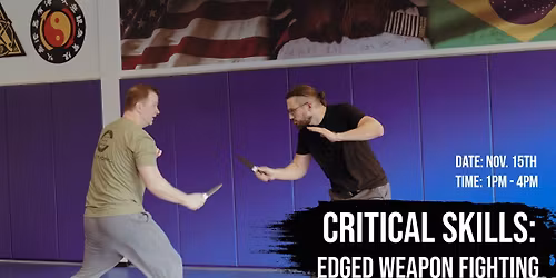 Critical Skills: Edged Weapon Fighting