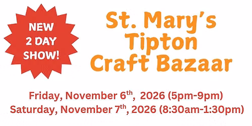 St. Mary\u2019s Tipton Craft Bazaar
