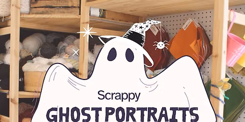 Scrappy Ghost Portraits | Artober PWYW Craft Series