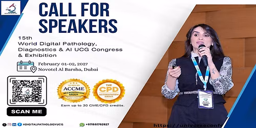 15th World Digital Pathology, Diagnostics & AI UCG Congress & Exhibition