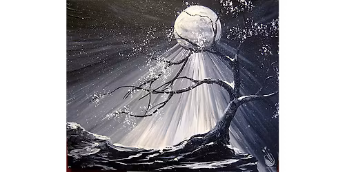 Wicked Full Moon Glow - Paint and Sip in Denver | Classpop!\u2122