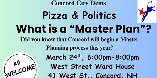 Pizza & Politics: What is a "Master Plan"?