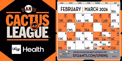 Spring Training: San Francisco Giants at Seattle Mariners