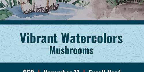 Vibrant Watercolors: Mushrooms