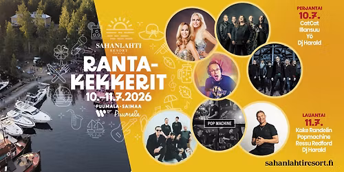 Rantakekkerit 10. - 11.7.2026 - Puumala, Saimaa