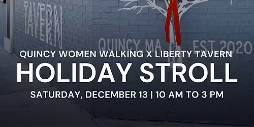 Quincy Women Walking Holiday Stroll