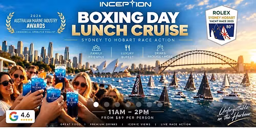 Boxing Day cruise on Sydney Harbour