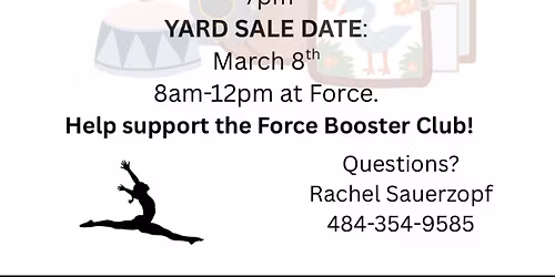 Force Gymnastics Yard Sale