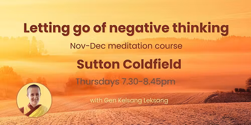 November Meditation course: Sutton Coldfield