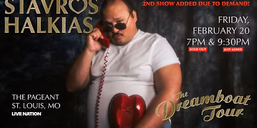 LATE SHOW ADDED: Stavros Halkias at The Pageant