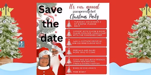 Claire and Dave's Annual Christmas Party and GIveaway