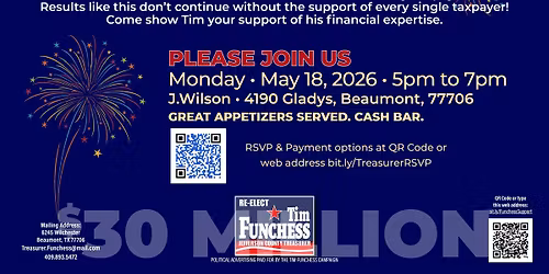 Protect the Results!! A fundraiser for Tim Funchess