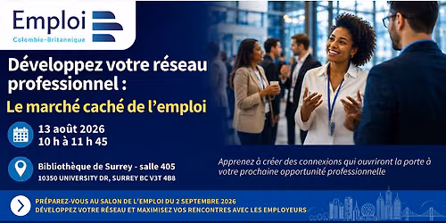D\u00e9veloppez votre r\u00e9seau professionnel : le march\u00e9 cach\u00e9 de l'emploi