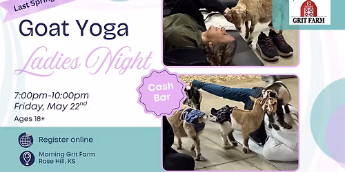 Goat Yoga Ladies Night-May