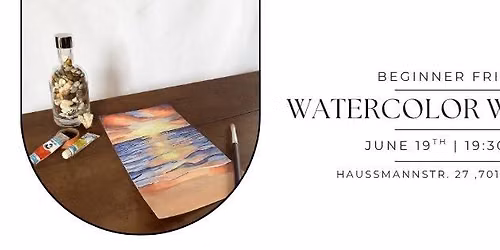 Watercolor Workshop: Paint Your Own Beach Sunset