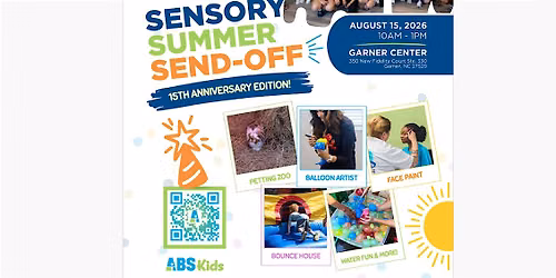 Sensory Summer Send-Off: 15th Anniversary Edition!
