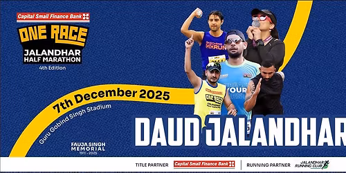 Capital Small Finance Bank ONE RACE JALANDHAR Half Marathon 2025