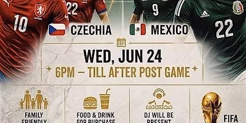 World Cup Showdown Mexico vs Czechia Watch Party