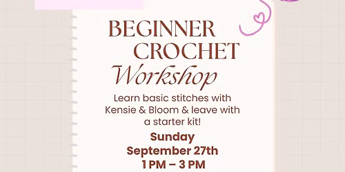 Beginner Crochet Workshop