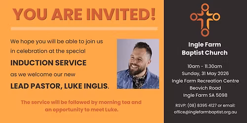 INDUCTION SERVICE - Pastor Luke (May 31)