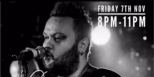 CRAWFORD CARLYLE LIVE AT THE SWAN FRIDAY 7th NOV 8PM-11PM