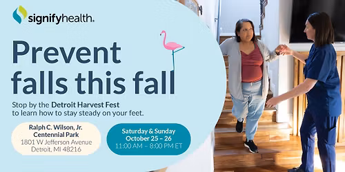 Preventing Falls this Fall with Signify Health at Detroit Harvest Fest