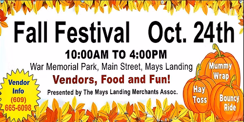Mays Landing's 2026 Fall Festival - Vendor Registration
