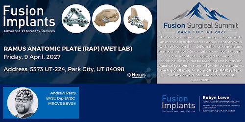 Ramus Anatomic Plate (RAP) Wet Lab